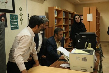 بازدید دبیرکل نهاد از کتابخانه عمومی شیخ شرف‌الدین شهرستان اردبیل