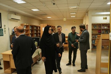 بازدید دبیرکل نهاد از کتابخانه عمومی شیخ شرف‌الدین شهرستان اردبیل