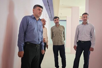 بازدید مسئولان شهری از روند ساخت کتابخانه علامه حلی زنجان