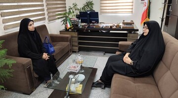 دیدار رئیس اداره کتابخانه های شهرستان قرچک  با معاون توسعه و برنامه ریزی فرمانداری
