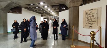 بازدید جمعی از کتابداران شهر تهران از کتابخانه ملی ایران