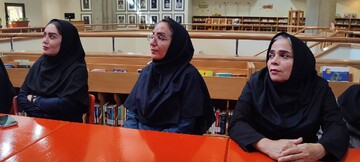 بازدید جمعی از کتابداران شهر تهران از کتابخانه ملی ایران