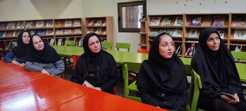 بازدید جمعی از کتابداران شهر تهران از کتابخانه ملی ایران