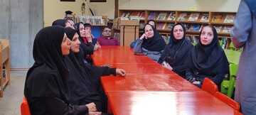 بازدید جمعی از کتابداران شهر تهران از کتابخانه ملی ایران