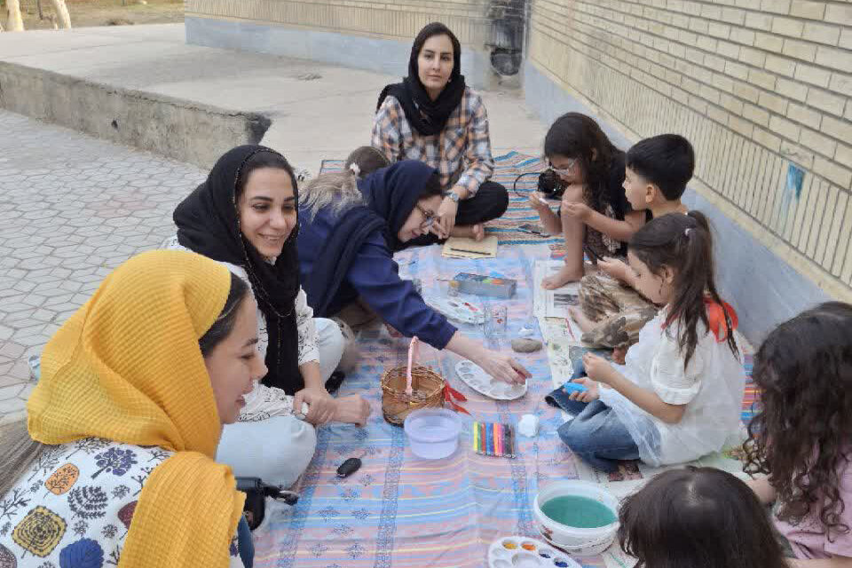 برگزاری کارگاه خلاقیت در کتابخانه علامه عسگری ساوه