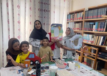 کلاس آموزش پاپیه‌ماشه در قالب طرح کتابستون