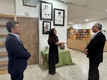 بازدید مدیرکل کتابخانه‌های عمومی استان یزد از کتابخانه‌های شهرستان ابرکوه