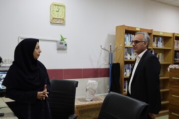 بازدید مدیرکل کتابخانه‌های عمومی استان یزد از کتابخانه‌های شهرستان ابرکوه