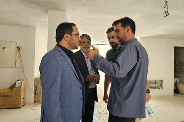 بازدید مدیرکل امور عمرانی نهاد کتابخانه‌های عمومی کشور از پروژه‌های عمرانی و کتابخانه‌های عمومی زنجان