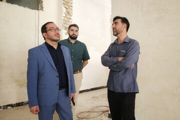 بازدید مدیرکل امور عمرانی نهاد کتابخانه‌های عمومی کشور از پروژه‌های عمرانی و کتابخانه‌های عمومی زنجان