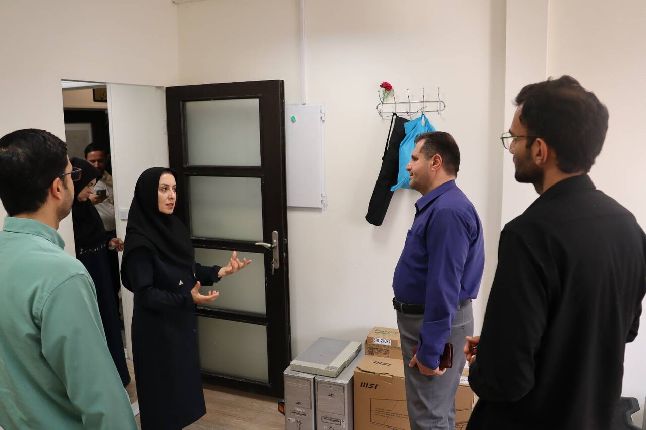 بازدید مدیرکل پدافند غیرعامل استان قزوین از ساختمان ستاد اداره‌کل کتابخانه‌های عمومی استان