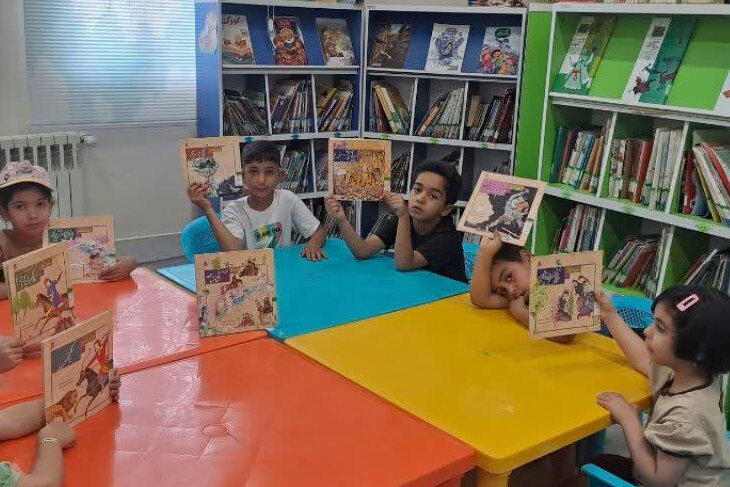 تابستان پرنشاط در کتابخانه شهدای شهر قورچیباشی