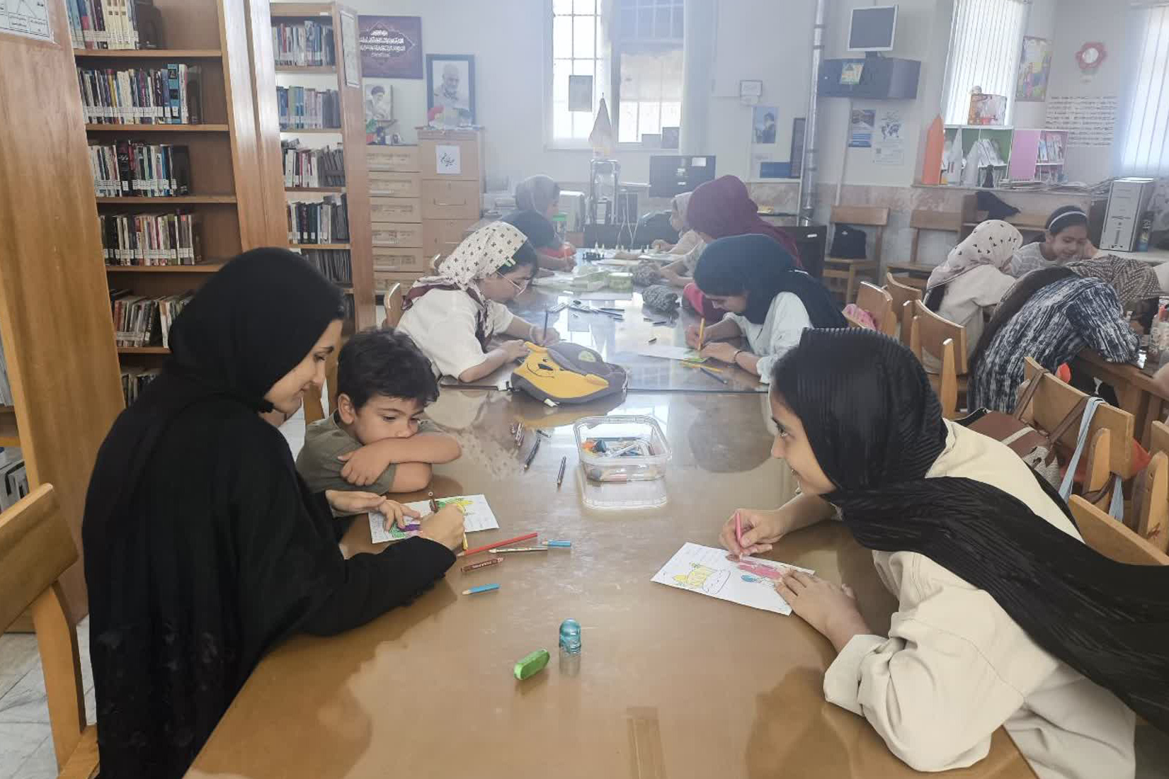 کتابخانه شهدای خیرآباد؛ محفلی برای کودکان کتابخوان روستا