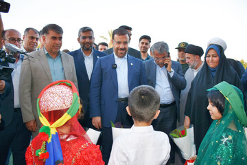 آیین افتتاح کتابخانه شیخ عبدالرزاق ابونجمی شهر خنج