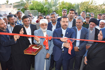 آیین افتتاح کتابخانه شیخ عبدالرزاق ابونجمی شهر خنج