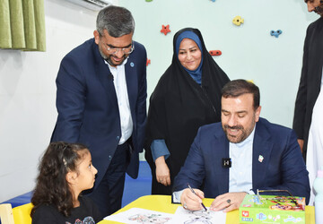 آیین افتتاح کتابخانه شیخ عبدالرزاق ابونجمی شهر خنج