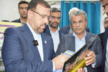 آیین افتتاح کتابخانه شیخ عبدالرزاق ابونجمی شهر خنج