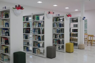 افتتاح کتابخانه عمومی ارزنه