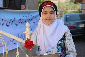 افتتاح کتابخانه عمومی ارزنه