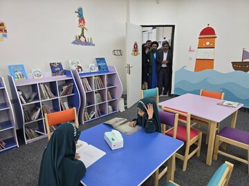 آیین افتتاح کتابخانه شیخ بالو زاهد آهودشت شهرستان نور
