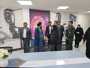 آیین افتتاح کتابخانه شیخ بالو زاهد آهودشت شهرستان نور