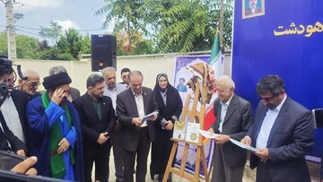 آیین افتتاح کتابخانه شیخ بالو زاهد آهودشت شهرستان نور