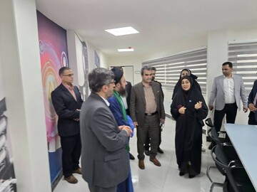 آیین افتتاح کتابخانه شیخ بالو زاهد آهودشت شهرستان نور
