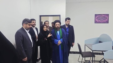 آیین افتتاح کتابخانه شیخ بالو زاهد آهودشت شهرستان نور