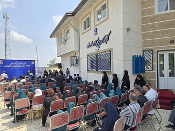 آیین افتتاح کتابخانه شیخ بالو زاهد آهودشت شهرستان نور