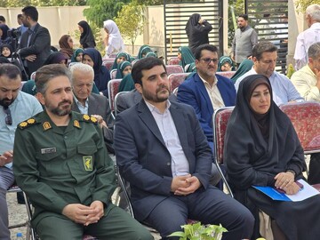 آیین افتتاح کتابخانه شیخ بالو زاهد آهودشت شهرستان نور