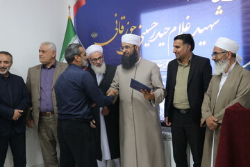 آیین افتتاح و بهره‌برداری از  کتابخانه عمومی شهید غلامحیدر حسینی جوزقانی در روستای جوزقان شهرستان تایباد