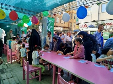برنامه‌های فرهنگی کتاب‌محور برای کودکان و نوجوانان در جشن «مهمانی امت احمد(ص)» برگزار شد