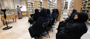 پنجاه و ششمین محفل قرآنی مصباح در کتابخانه شهید فتوحی شعار