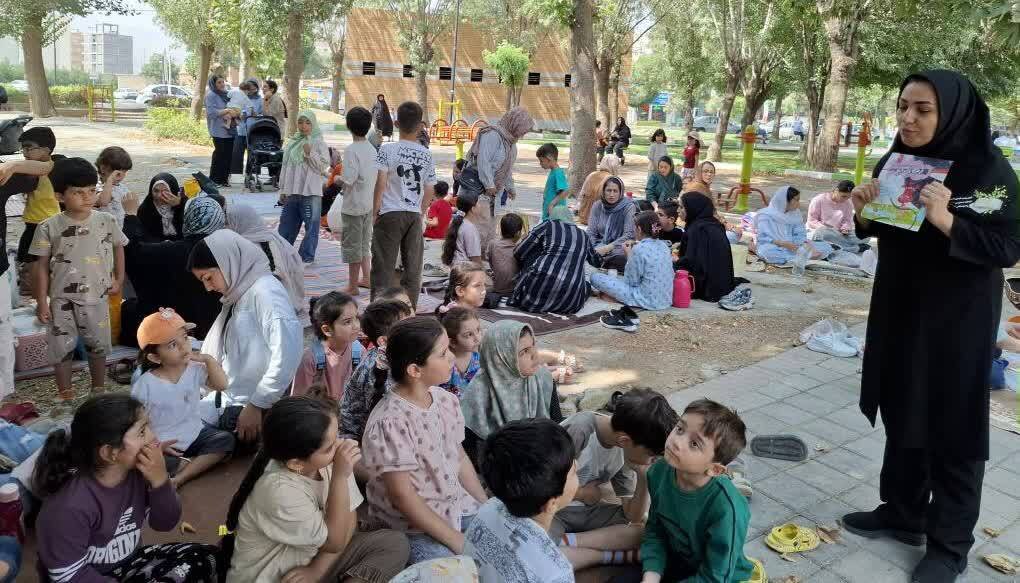 جشن آب در کتابخانه فرهنگیان همدان