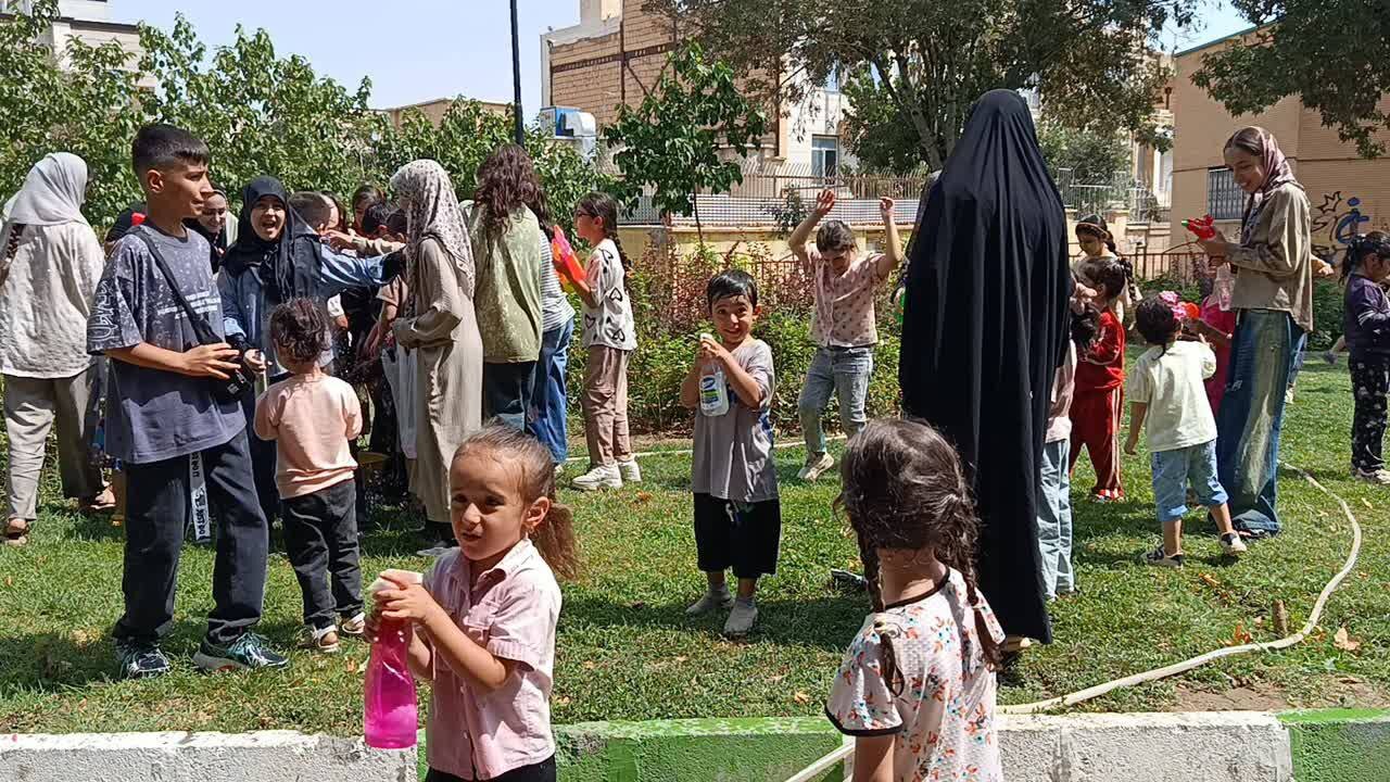 جشن آب در کتابخانه فرهنگیان همدان