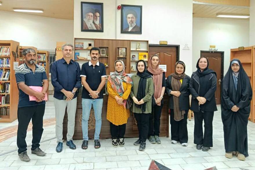 محفل ادبی «رقعه حاجت» در کتابخانه عمومی نوکنده برگزار شد