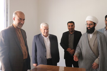 آیین افتتاح و بهره‌برداری از کتابخانه عمومی شهدای گرماب در شهر گرماب شهرستان فیروزه