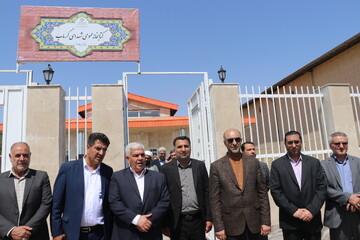 آیین افتتاح و بهره‌برداری از کتابخانه عمومی شهدای گرماب در شهر گرماب شهرستان فیروزه