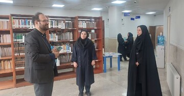 بازدید میدانی معاون اداره کل کتابخانه‌های عمومی استان تهران از کتابخانه‌های عمومی ملارد