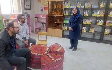 بازدید میدانی معاون اداره کل کتابخانه‌های عمومی استان تهران از کتابخانه‌های عمومی ملارد