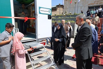 افتتاح سومین کتابخانه عمومی سیار آذربایجان غربی