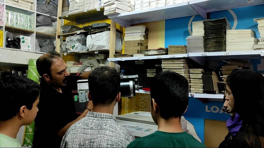 اردوی آموزشی «از چاپخانه تا کتابخانه» برای نوجوانان الیگودرزی برگزار شد