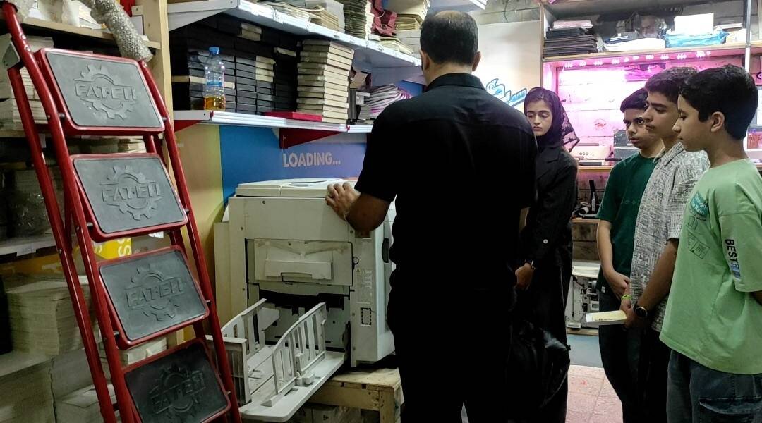 اردوی آموزشی «از چاپخانه تا کتابخانه» برای نوجوانان الیگودرزی برگزار شد