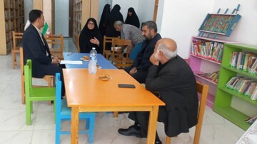 بازگشایی کتابخانه عمومی علامه حلی در جسانیه اهواز پس از عملیات بازسازی