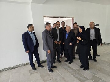 استاندار مازندران، روند پیشرفت پروژه کتابخانه مرحوم میارنعیمی کلاردشت را بررسی کرد