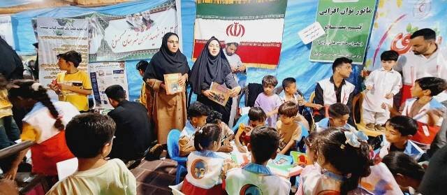 برپایی غرفه کتابخانه عمومی شهید مطهری کهنوج در نمایشگاه دستاوردهای دولت
