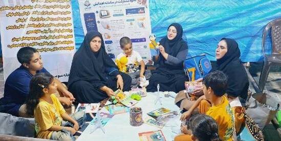 برپایی غرفه کتابخانه عمومی شهید مطهری کهنوج در نمایشگاه دستاوردهای دولت