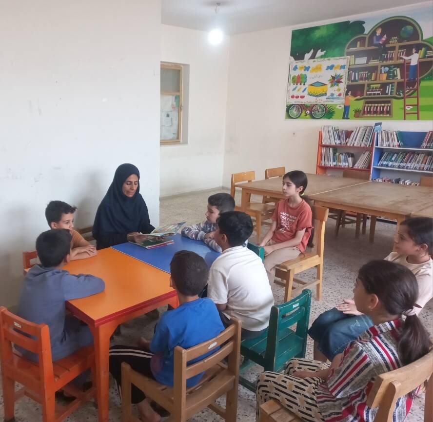 فعالیت‌های متنوع کتابخانه ملاصدرا در روستای کاغه