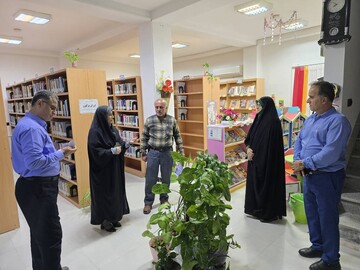 بازدید از کتابخانه‌های شهرستان آمل