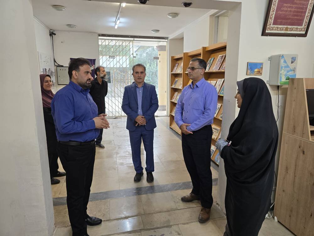 فلاح کردآبادی از کتابخانه‌های شهرستان آمل بازدید کرد